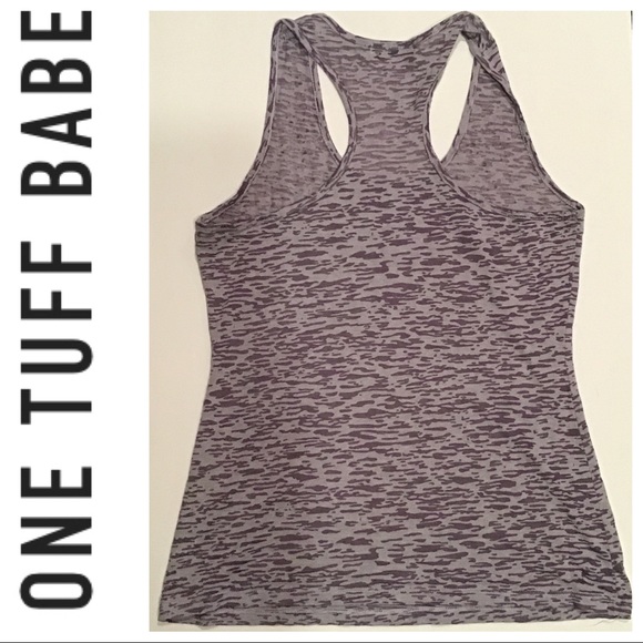 OTB BURNOUT PURPLE BLING TANK TOP SMALL - Picture 2 of 6